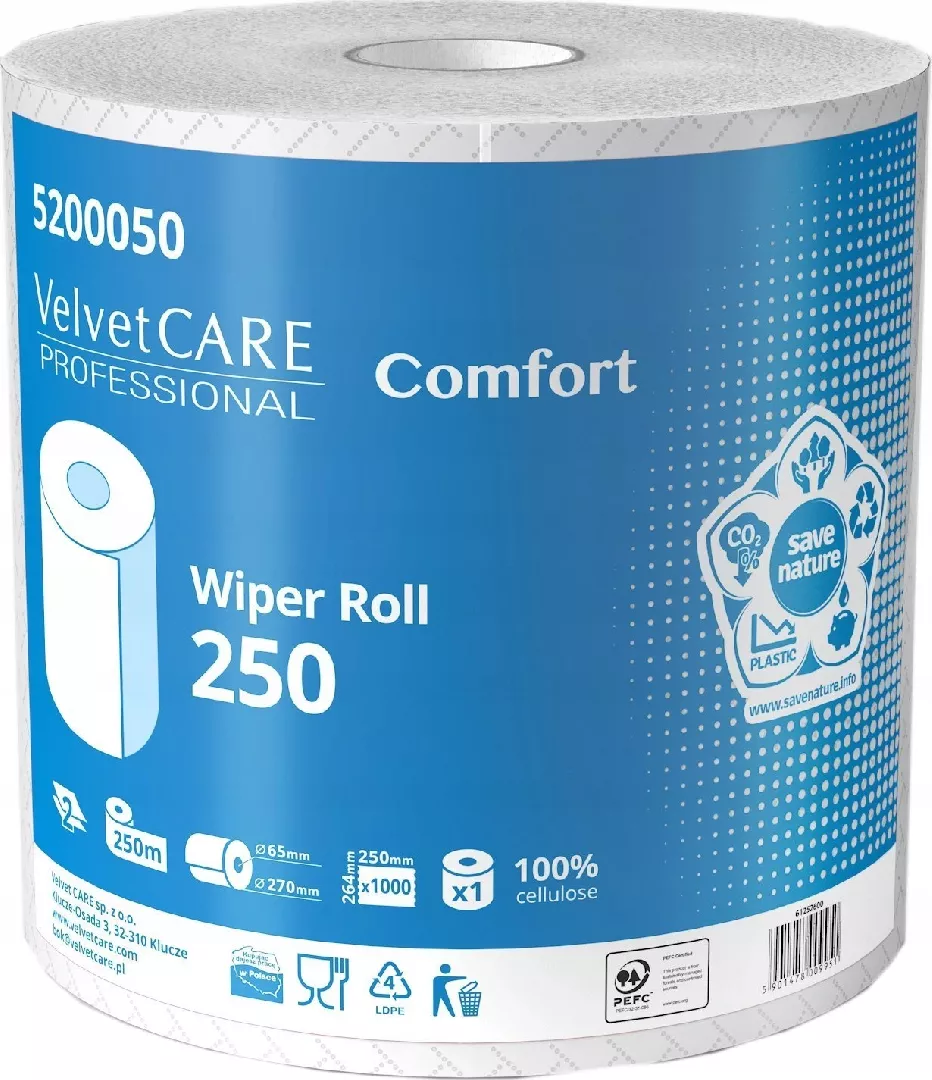 Velvet Cleaning cloth on a roll